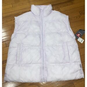 Free People FP Movement Performance In A Bubble Puffer Vest Women's Small Pink